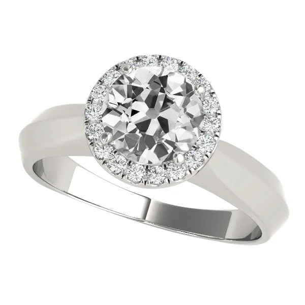 HarryChadEntcom Rings Halo Old Miner Natural Earth Mined Diamond Engagement Ring 475 Carats White Gold 14K HarryChadEntcom Rings Halo Old Miner Natural Earth Mined Diamond Engagement Ring 475 Carats White Gold 14K