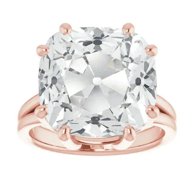 HarryChadEntcom Rings Huge 9 Carat Cushion Lab Grown Diamond Ring