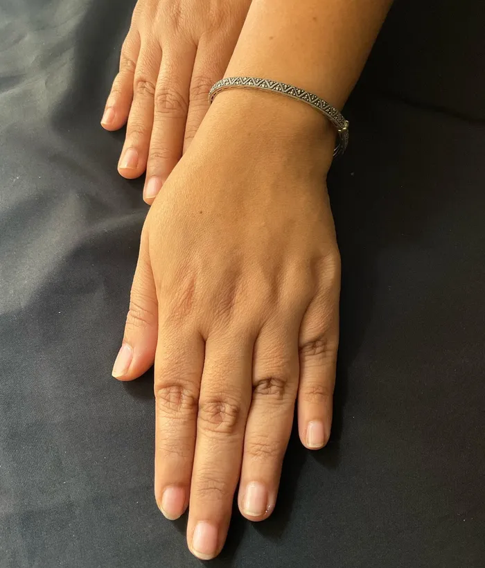 Marcasite Bracelets The Bold Sparkle Silver Marcasite Openable Bracelet Free Size Marcasite Bracelets The Bold Sparkle Silver Marcasite Openable Bracelet Free Size