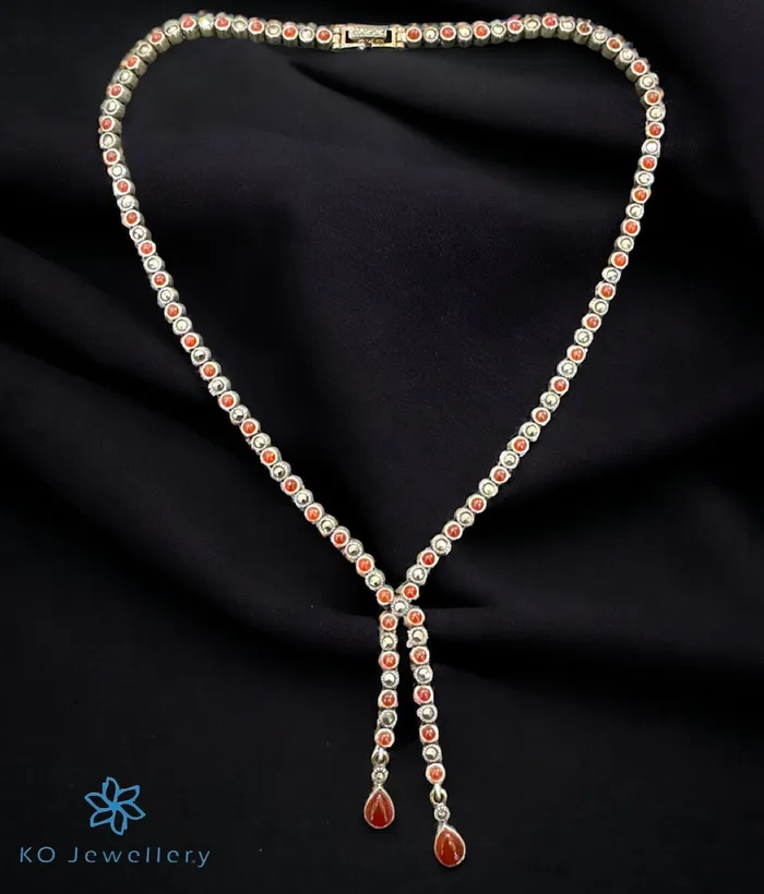 Marcasite Necklaces The Drops Silver Marcasite Necklace