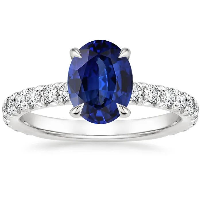 Natural Earth Mined Diamond Anniversary Ring Solitaire Blue Sapphire With Accents 4 Carats HarryChadEntcom Rings Natural Earth Mined Diamond Anniversary Ring Solitaire Blue Sapphire With Accents 4 Carats HarryChadEntcom Rings