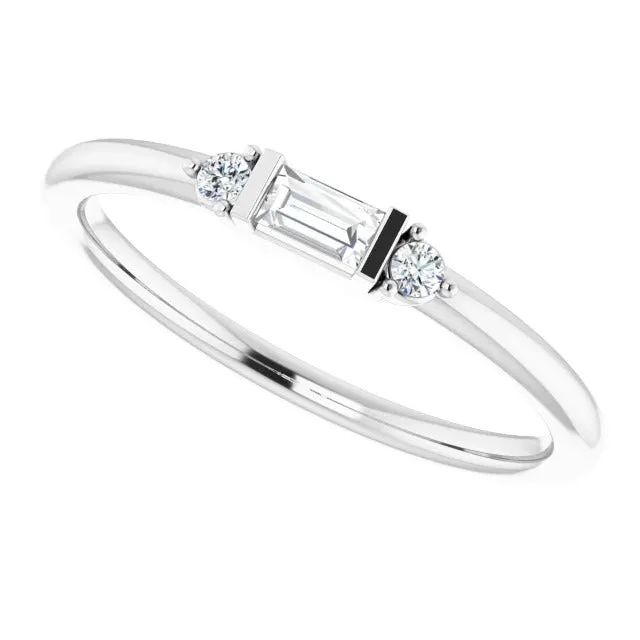 Natural Earth Mined Diamond Three Stone Ring 070 Carats White Gold 14K GB Rings Natural Earth Mined Diamond Three Stone Ring 070 Carats White Gold 14K GB Rings