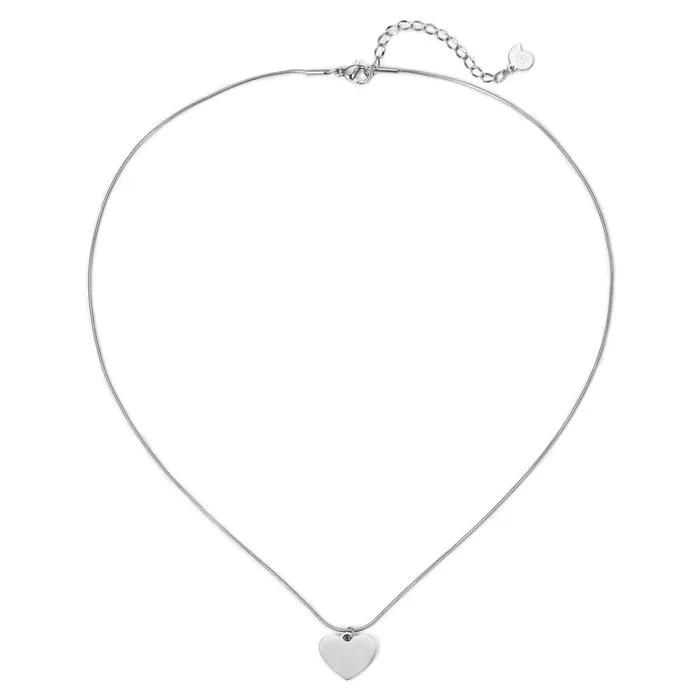 Necklaces Hey Happiness Heart Pendant Snake Chain Necklace Waterproof Necklaces Hey Happiness Heart Pendant Snake Chain Necklace Waterproof