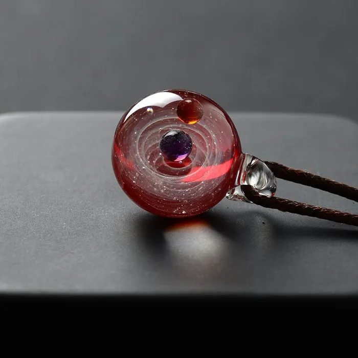Necklaces Life Changing Energy Universe Glass Bead Planets Necklace FREE Gift Box