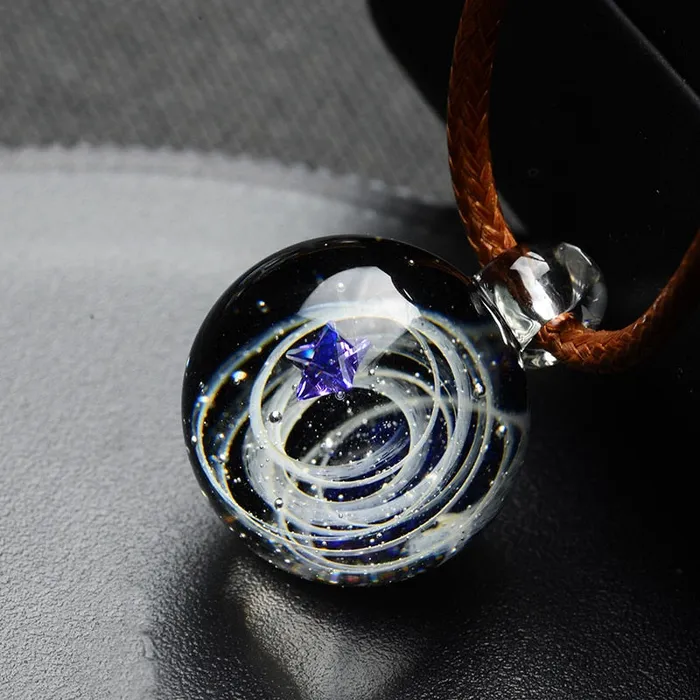 Necklaces Life Changing Energy Universe Glass Bead Planets Necklace FREE Gift Box
