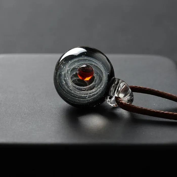 Necklaces Life Changing Energy Universe Glass Bead Planets Necklace FREE Gift Box