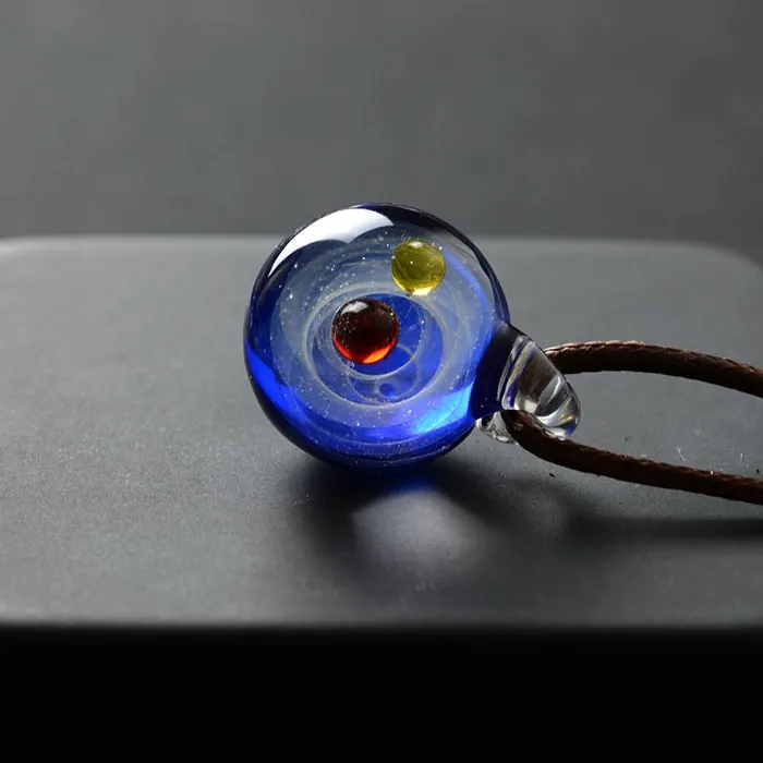 Necklaces Life Changing Energy Universe Glass Bead Planets Necklace FREE Gift Box