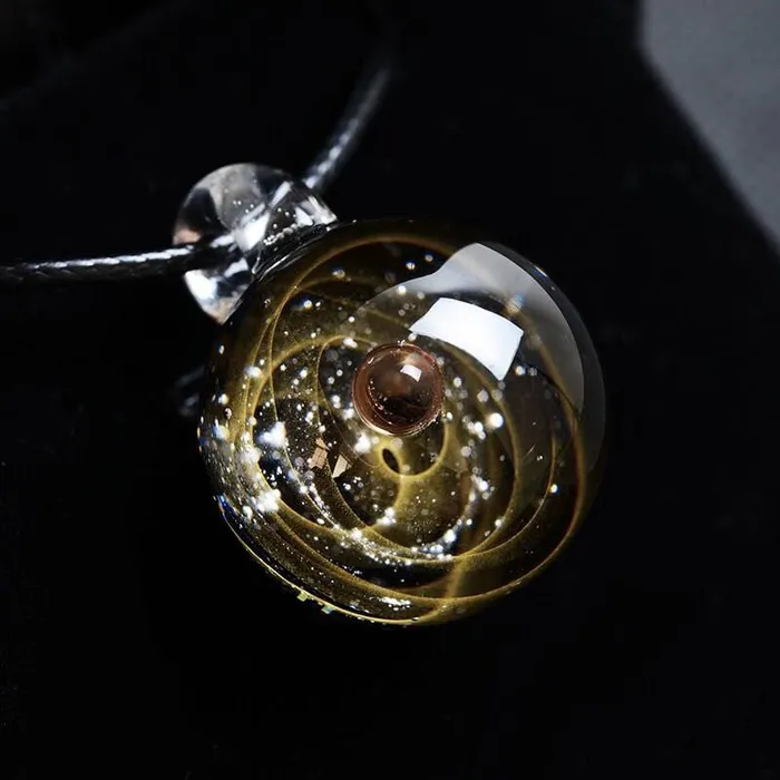 Necklaces Life Changing Energy Universe Glass Bead Planets Necklace FREE Gift Box