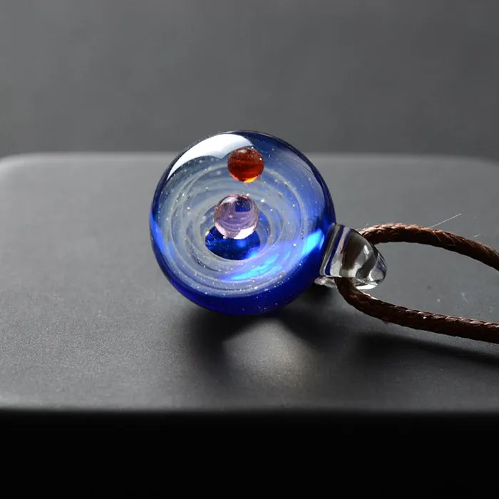 Necklaces Life Changing Energy Universe Glass Bead Planets Necklace FREE Gift Box