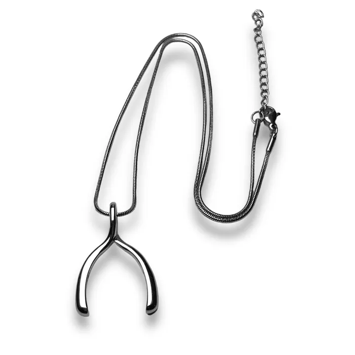 Necklaces MyCONQUERing Wishbone Interchangeable Necklace
