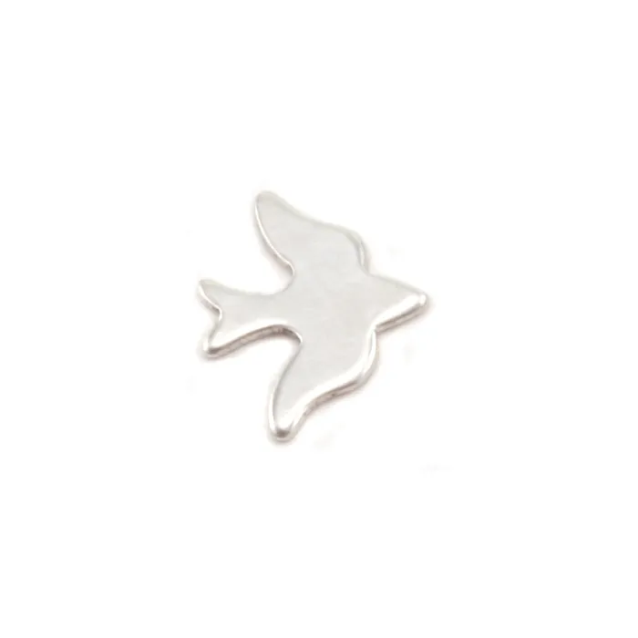 Necklaces Sterling Silver Sparrow Solderable Accent 8mm 31 x 68mm 27 24 Gauge Pack of 5 AP
