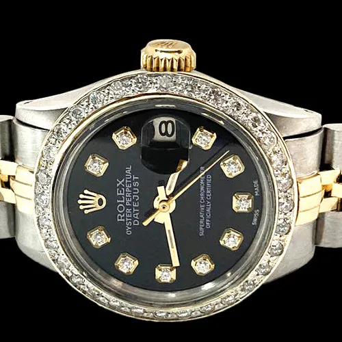 PreStyled Sets Rolex Datejust 26mm 18k Gold Steel Ladies Watch HarryChadEntcom