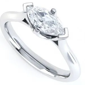 Rings 225 Ct Solitaire Marquise Cut Natural Earth Mined Diamond Engagement Ring White Gold 14K GB Rings 225 Ct Solitaire Marquise Cut Natural Earth Mined Diamond Engagement Ring White Gold 14K GB