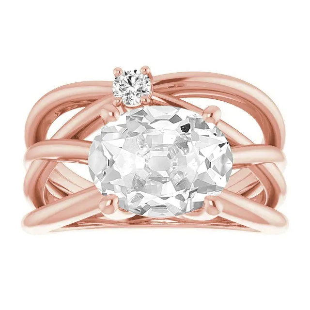 Rings 6 Carats Oval Old Cut Natural Earth Mined Diamond Ring 2 Stone Prong Double Split Shank HarryChadEntcom Rings 6 Carats Oval Old Cut Natural Earth Mined Diamond Ring 2 Stone Prong Double Split Shank HarryChadEntcom