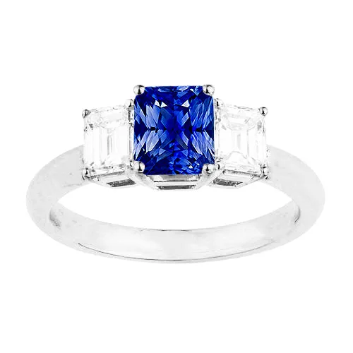 Rings Anniversary Ring 3 Stone 250 Carats Ceylon Sapphire Basket Setting HarryChadEntcom Rings Anniversary Ring 3 Stone 250 Carats Ceylon Sapphire Basket Setting HarryChadEntcom