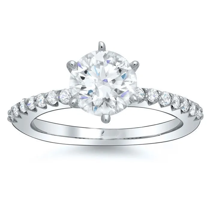 Rings GB 230 Carats Sparkling Natural Earth Mined Diamond Engagement Ring White Gold 14K Rings GB 230 Carats Sparkling Natural Earth Mined Diamond Engagement Ring White Gold 14K