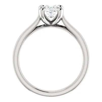 Rings GB Cathedral Setting Solitaire Oval Natural Earth Mined Diamond Ring 350 Carats Jewelry New Rings GB Cathedral Setting Solitaire Oval Natural Earth Mined Diamond Ring 350 Carats Jewelry New