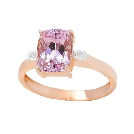 Rings GB Two Tone Big Pink Kunzite 2710 Carats Natural Earth Mined Diamonds Ring Rings GB Two Tone Big Pink Kunzite 2710 Carats Natural Earth Mined Diamonds Ring