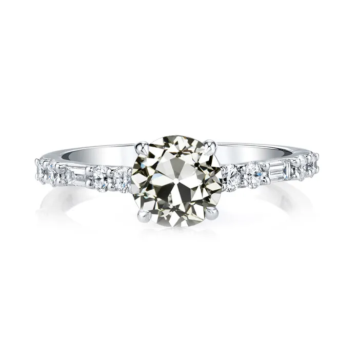 Rings HarryChadEntcom Baguette Round Old Miner Genuine Natural Earth Mined Diamond Anniversary Ring Prong Set 4 Carats Rings HarryChadEntcom Baguette Round Old Miner Genuine Natural Earth Mined Diamond Anniversary Ring Prong Set 4 Carats