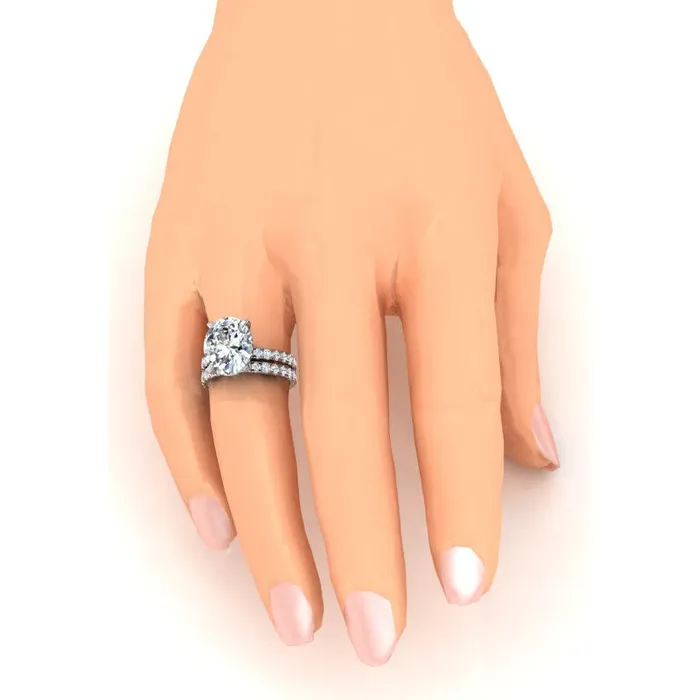 Rings HarryChadEntcom Big Oval 12 Carats Lab Grown Diamond Ring And Band Set Rings HarryChadEntcom Big Oval 12 Carats Lab Grown Diamond Ring And Band Set