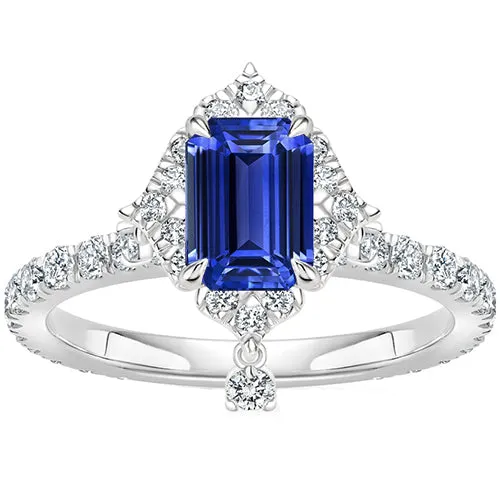 Rings HarryChadEntcom Engagement Ring Pyramid Style Blue Sapphire Natural Earth Mined Diamond 450 Carats Rings HarryChadEntcom Engagement Ring Pyramid Style Blue Sapphire Natural Earth Mined Diamond 450 Carats