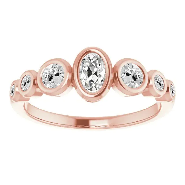 Rings HarryChadEntcom Half Eternity Bubble Genuine Natural Earth Mined Diamond Ring Oval Old Miner Bezel Set 350 Carats Rings HarryChadEntcom Half Eternity Bubble Genuine Natural Earth Mined Diamond Ring Oval Old Miner Bezel Set 350 Carats