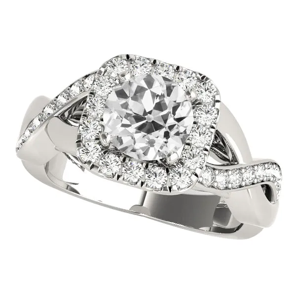 Rings HarryChadEntcom Halo Round Old Miner Natural Earth Mined Diamond Ring Infinity Style 4 Carats Gold Rings HarryChadEntcom Halo Round Old Miner Natural Earth Mined Diamond Ring Infinity Style 4 Carats Gold