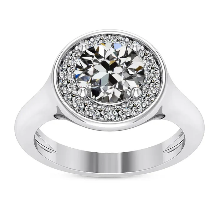 Rings HarryChadEntcom Halo Round Old Miner Natural Earth Mined Diamond Ring Ladies Jewelry Gold 5 Carats Rings HarryChadEntcom Halo Round Old Miner Natural Earth Mined Diamond Ring Ladies Jewelry Gold 5 Carats