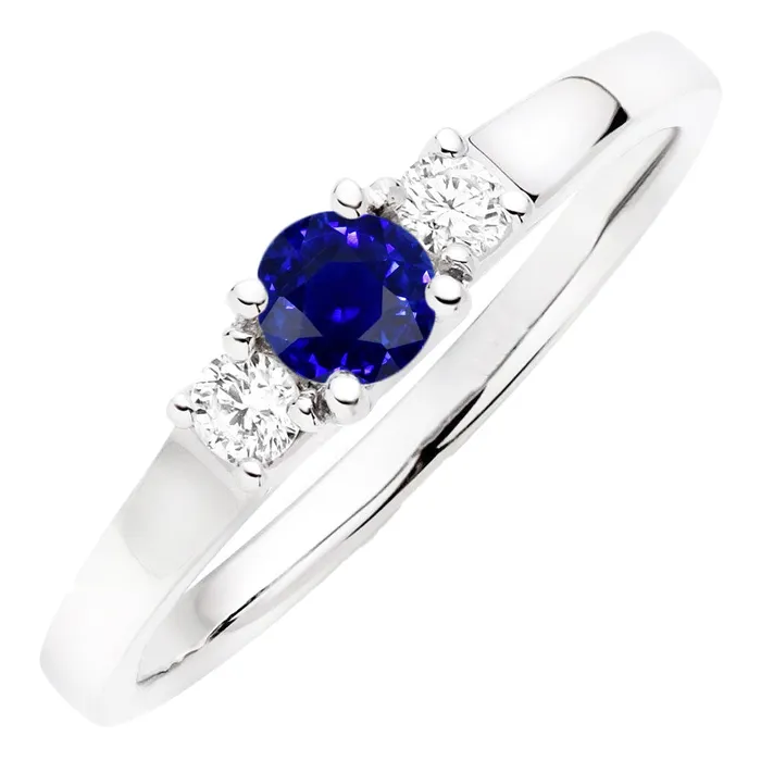 Rings HarryChadEntcom Round Natural Earth Mined Diamond Jewelry 3 Stone Ceylon Sapphire Ring Gold 150 Carats Rings HarryChadEntcom Round Natural Earth Mined Diamond Jewelry 3 Stone Ceylon Sapphire Ring Gold 150 Carats