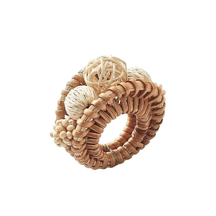 Rings Kim Seybert Napkin Ring Playa Natural Set Of 4 Kim Seybert