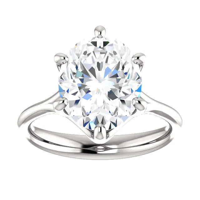 Rings Natural Earth Mined Diamond Solitaire Cathedral Setting Engagement Ring Women Jewelry GB Rings Natural Earth Mined Diamond Solitaire Cathedral Setting Engagement Ring Women Jewelry GB