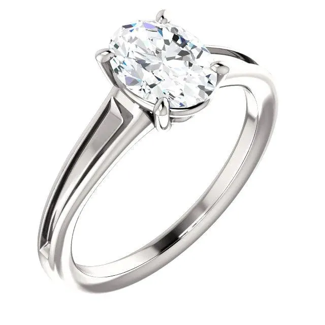 Rings Solitaire Natural Earth Mined Diamond Engagement Ring 350 Carats 4 Prongs Oval Cut GB Rings Solitaire Natural Earth Mined Diamond Engagement Ring 350 Carats 4 Prongs Oval Cut GB