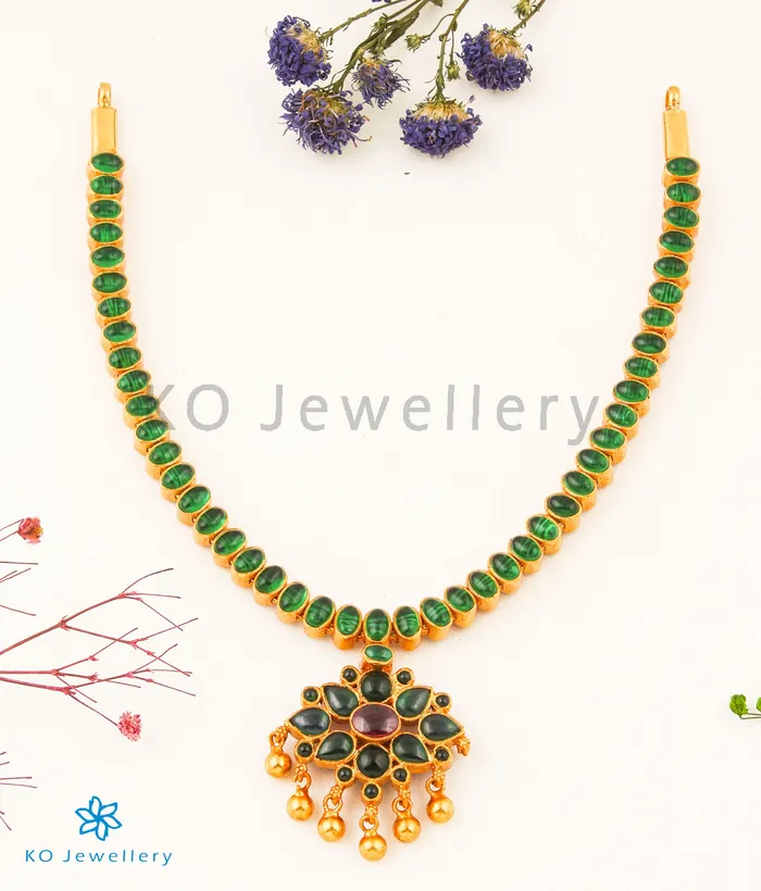Silversmith The Dwija Silver Reversible Addige Necklace Necklaces