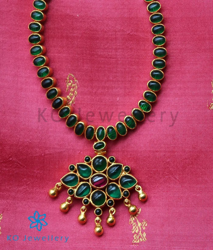 Silversmith The Dwija Silver Reversible Addige Necklace Necklaces