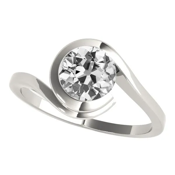 Solitaire Round Old Cut Natural Earth Mined Diamond Ring Tension Style 250 Carats HarryChadEntcom Rings Solitaire Round Old Cut Natural Earth Mined Diamond Ring Tension Style 250 Carats HarryChadEntcom Rings