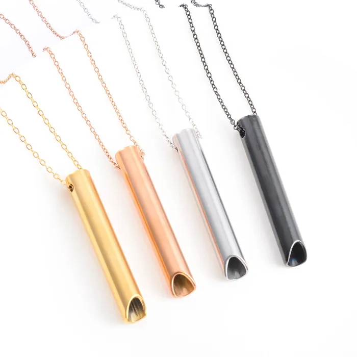 Stainless Steel Anxiety Breathing Necklace Life Changing Energy Necklaces