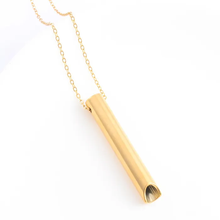 Stainless Steel Anxiety Breathing Necklace Life Changing Energy Necklaces