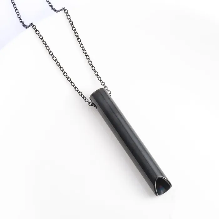 Stainless Steel Anxiety Breathing Necklace Life Changing Energy Necklaces