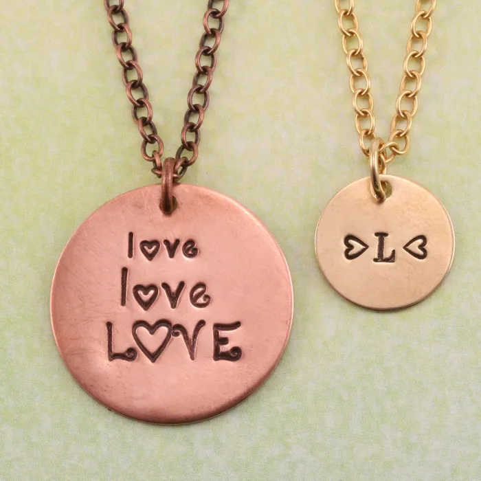 Tall Heart Metal Design Stamp 2mm Beaducation Original DS 14 Necklaces Tall Heart Metal Design Stamp 2mm Beaducation Original DS 14 Necklaces
