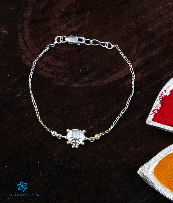 The Kamna Silver RakhiBracelet Imported Bracelets