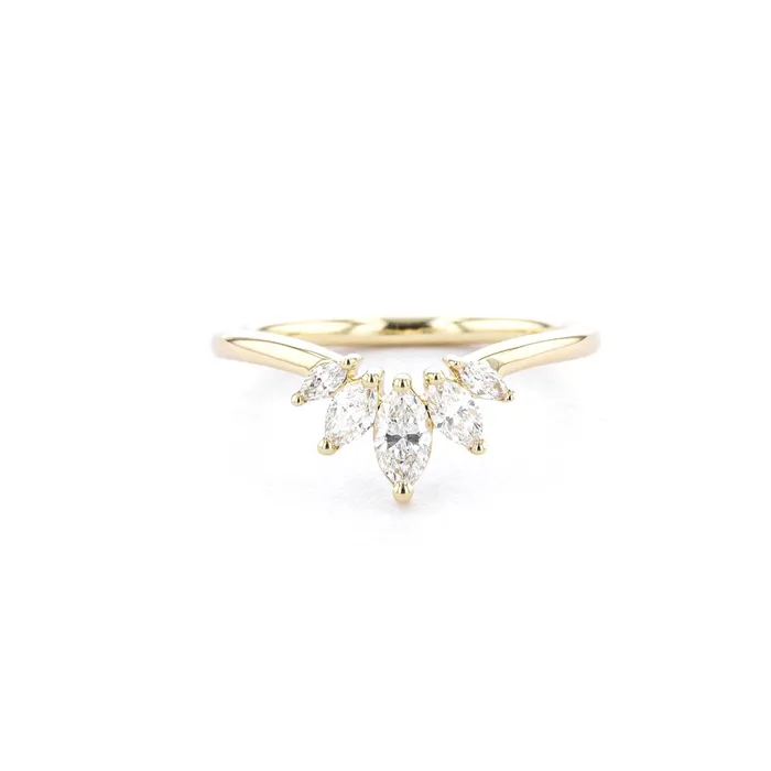 16mm Marquise Tiara Ring Princess Bride Diamonds Rings 16mm Marquise Tiara Ring Princess Bride Diamonds Rings