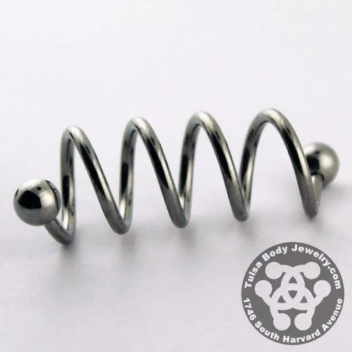 14g Quadruple Stainless Spiral Barbell Tulsa Body Jewelry Bracelets