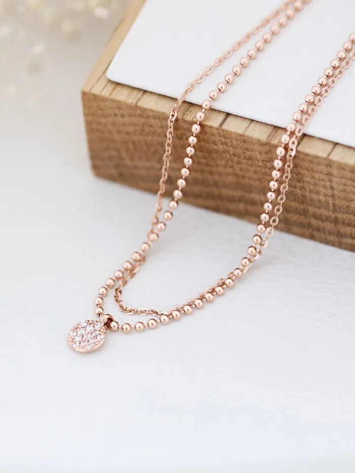14K 18K Gold CZ Charm Ball Bracelet MinimalBijoux Bracelets