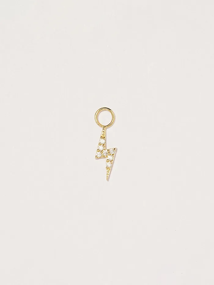 14K Hoop Charms MinimalBijoux Earrings