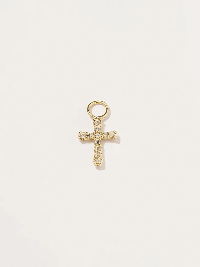 14K Hoop Charms MinimalBijoux Earrings