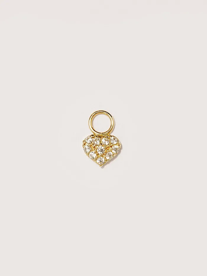 14K Hoop Charms MinimalBijoux Earrings
