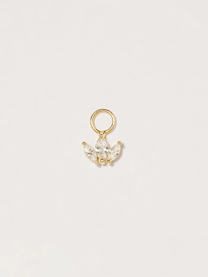 14K Hoop Charms MinimalBijoux Earrings