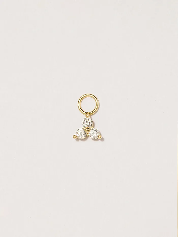 14K Hoop Charms MinimalBijoux Earrings