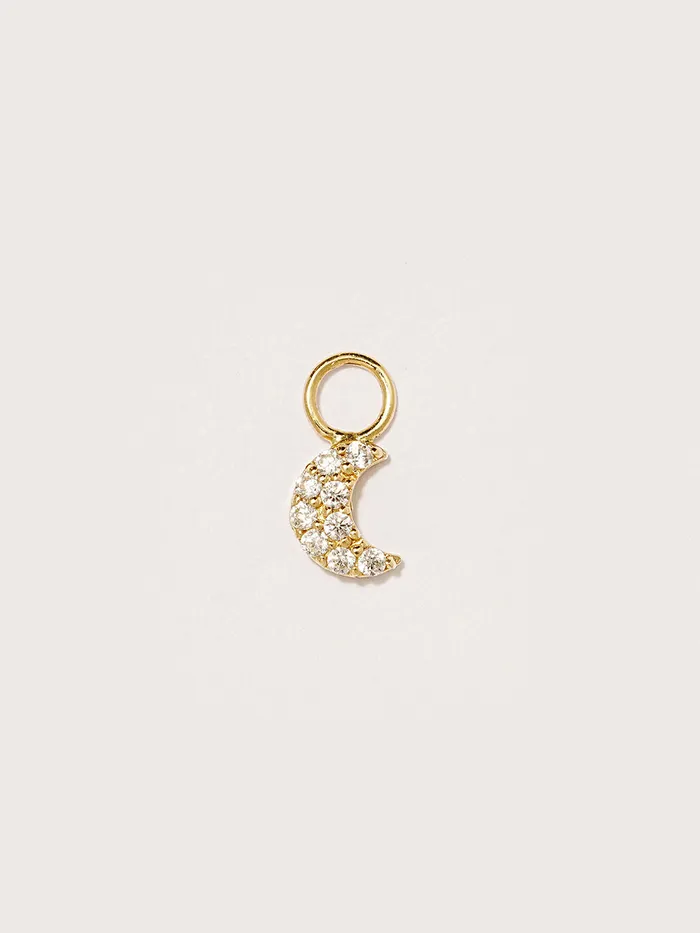 14K Hoop Charms MinimalBijoux Earrings