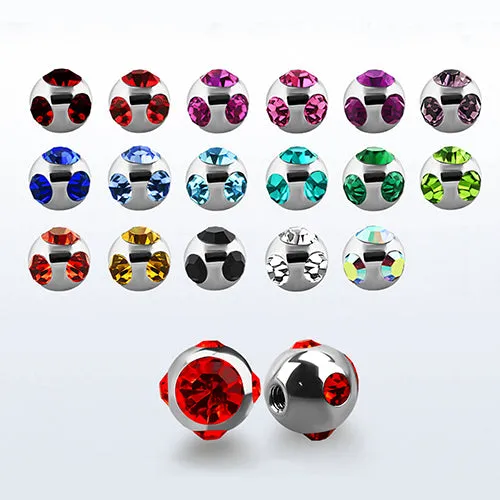 16g Tiffany CZ Stainless Labret Tulsa Body Jewelry Bracelets 16g Tiffany CZ Stainless Labret Tulsa Body Jewelry Bracelets